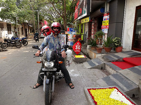 Leaving Pondy with a new phone