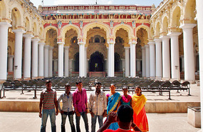 Courtyard of the Royal Palace in Madurai