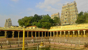 Pool at Meenakshi Amman