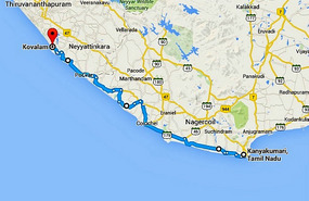 Coast Road to Kovalam