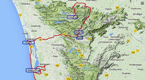 Cool Route Thru Western Ghats Mountains