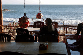 Relaxing in Nirvana Cafe