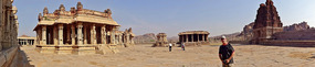 Dave inside Vitthala Temple walls