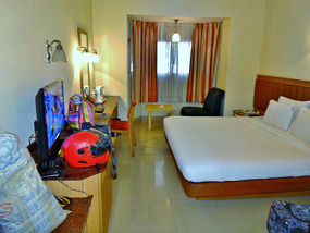 Our room at High Gate hotel in Bangalore