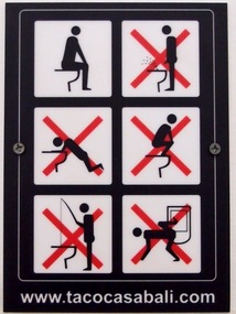 Bathroom edicate