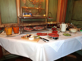 Dorfstuben Breakfast Buffet, Typical German Spread