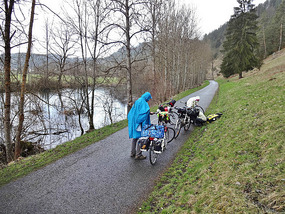 First Flat Tire - In the Rain No Less