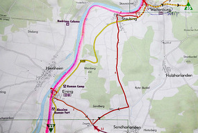 "Pink" Route Deviation; Sittling to Weltenburg