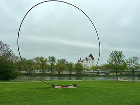 Art along the Donau in Ingolstadt