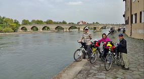 Regensberg Stone Bridge Behind Us
