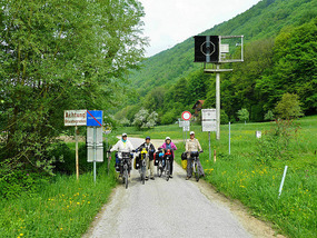 Four of Us Crossing German / Austria Border