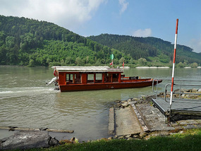 Ferry Pulls Away