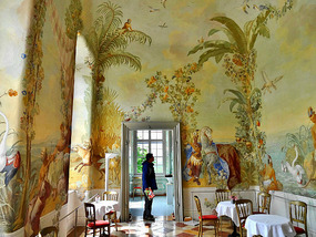 Frescoes from 1764 in the Garden House, Melk Abbey