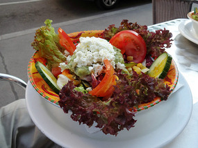 Pancho has salads!