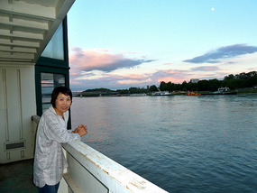 Junko Enjoyed the Botel View