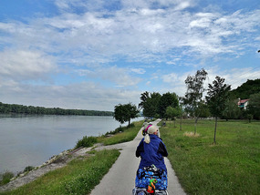 Donauradweg in Ezstergom