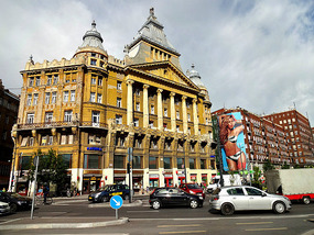 A Budapest Building near Deák Ferenc 