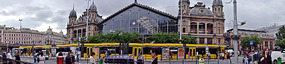 Nyugati Train Station in Budapest