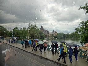 It Rained on Vajdahunyad Castle