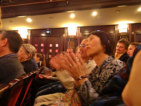 Junko and Hiro in Madach Szinhaz Theater 