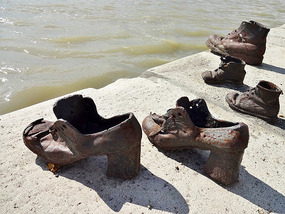 Memorial is called "Shoes on the Danube Promenade"