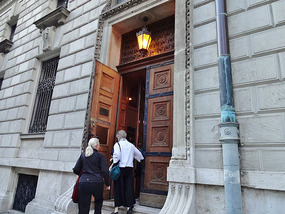 Ready to Climb? Entrance to Top Balcony at Opera