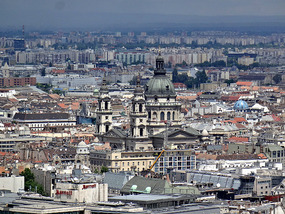 View from Citadella Plateau, Budapest