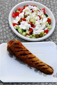 fish and salad were very good