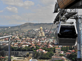 New Cable Car in Tbilisi