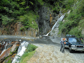 Road To Omalo in Tusheti, Georgia