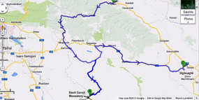 Telavi to Sighnaghi via Davit Gareji 