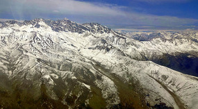 View from the helicopter