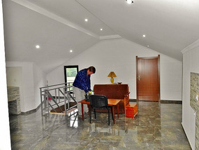 Mari's remodeled home - top for is for guests 