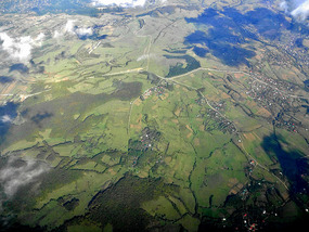 Mountain views from the helicopter