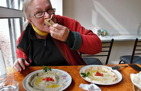 Ryan & Alegra turned us on to a Lebanese  Place