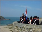 Lookinh ot to sea in St Malo