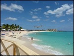 the beach near the airport