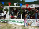contestants on stage