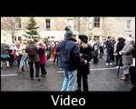 Us in the crowd at Pitlochrie