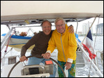 Daniel & I on board Xiphos.