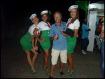 The Heineken girls arriving