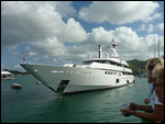 The Mega Yachts start arriving