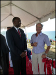 Chatting to the Governor