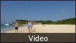 Strolling along the beach