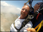 Flying the wing parachute