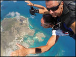 Looking down over St Maarten