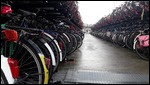 The double decker bike rack 