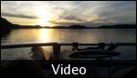 Skimming across Lake Vernon