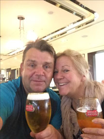 Heathrow Dutch courage for the trip
