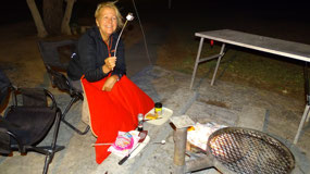 Marsh Mellows by the fire